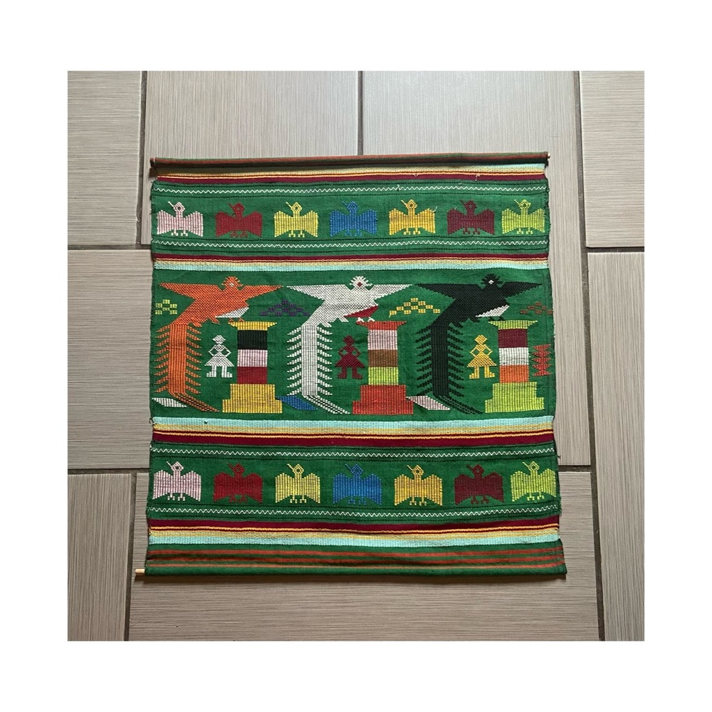 Peruvian tapestry, native weaved tapestry